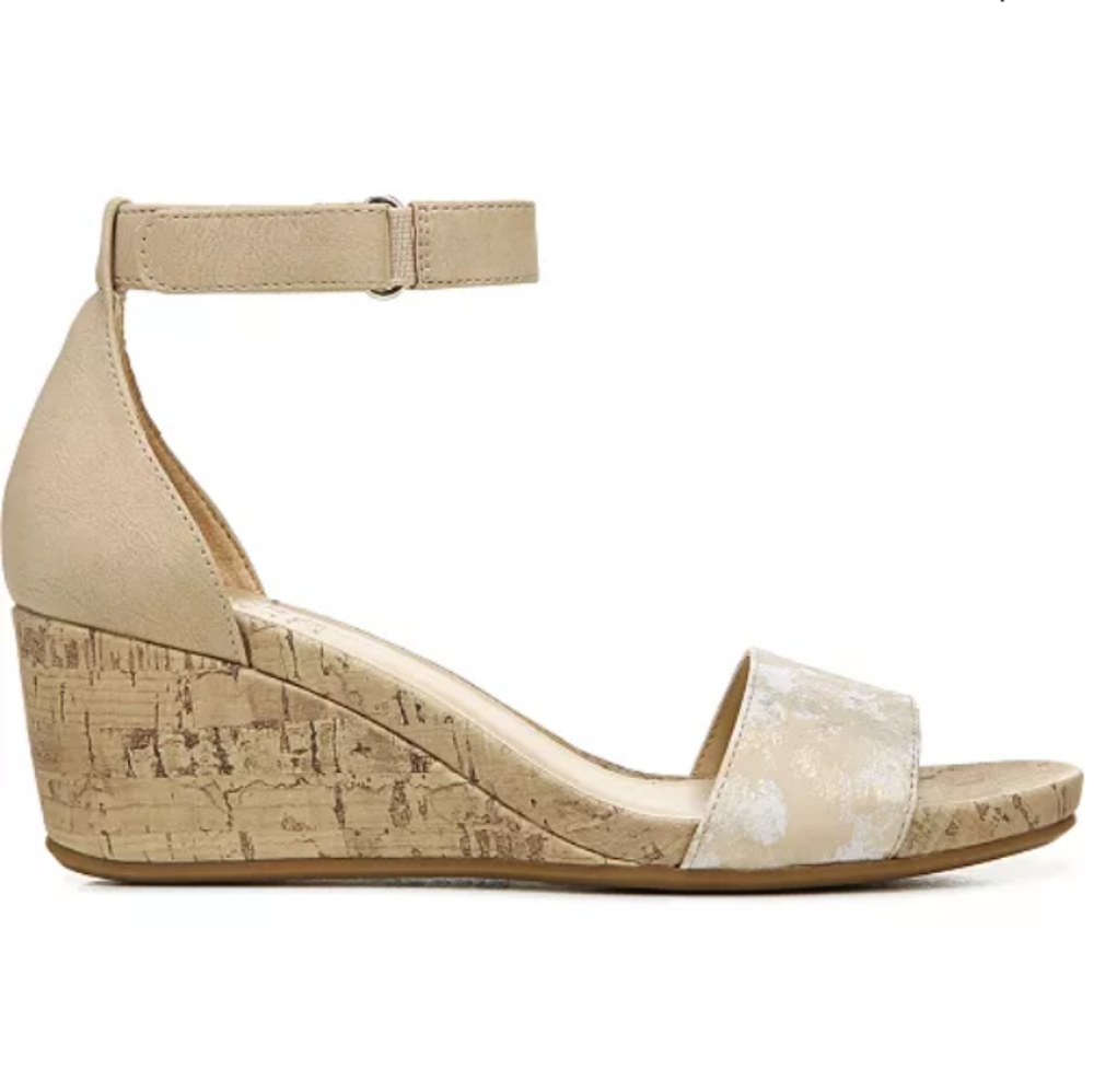 Areda Ankle Strap Wedge Sandals women's size 10 - Picture 6 of 8